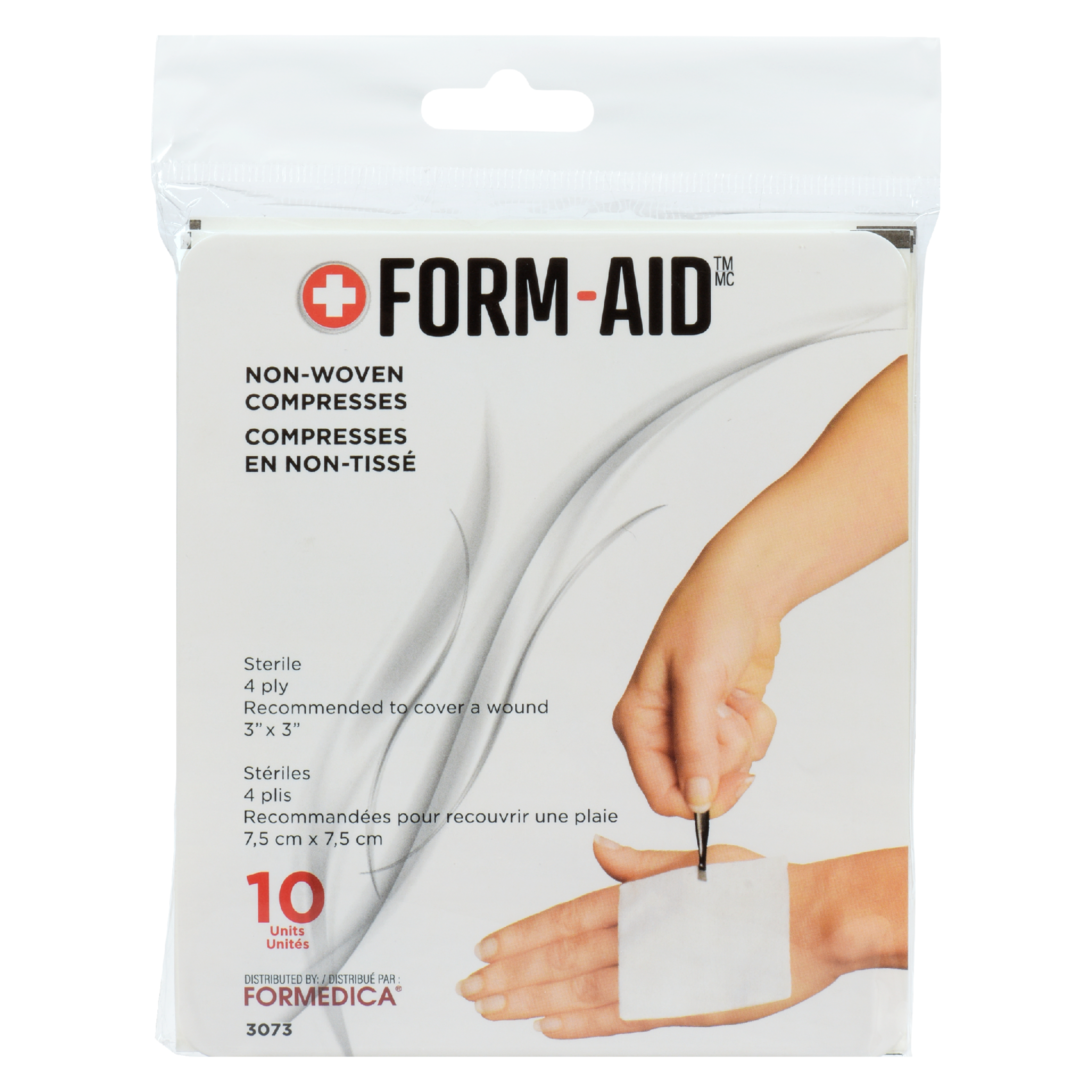 Form-Aid Non-Woven Compresses 10 Units