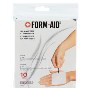 Form-Aid Non-Woven Compresses 10 Units