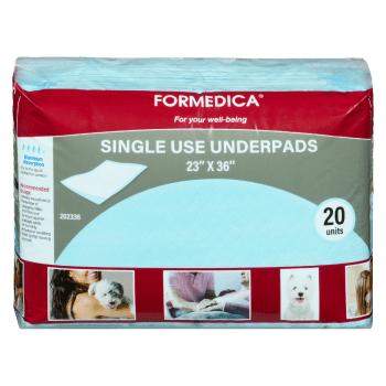 Formedica Single Use Underpads 23" x 36" 20 Units