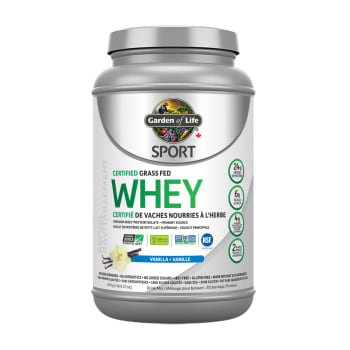 Garden Of Life SPORT Certified Grass Fed Whey Protein Isolate (Vanillla Flavour, 640 g)