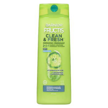 Garnier Fructis Clean & Fresh 2-in-1 Shampoo + Conditioner Vitamins B3 & B6 + Grapefruit 370 ml