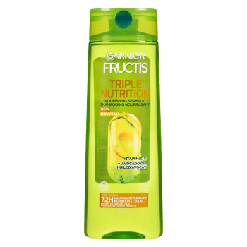 Garnier Fructis Triple Nutrition Nourishing Shampoo Vitamin E + Avocado Oil 370 ml