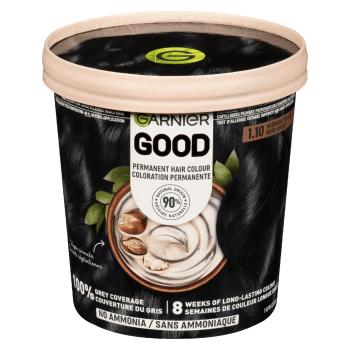 Garnier GOOD Permanent Hair Colour 1.10 Midnight Black