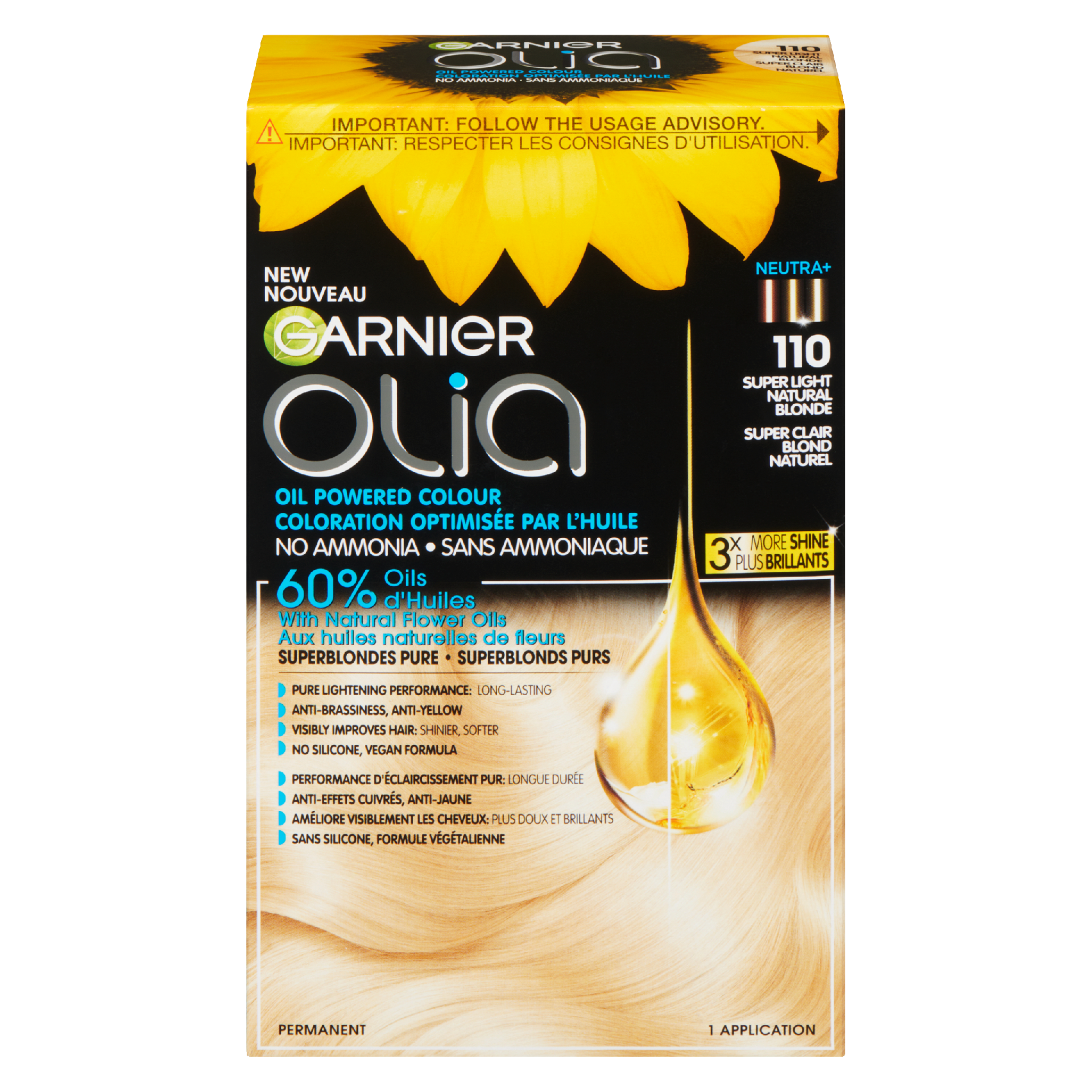 Garnier Olia Oil Powered Colour 110 Super Light Natural Blonde