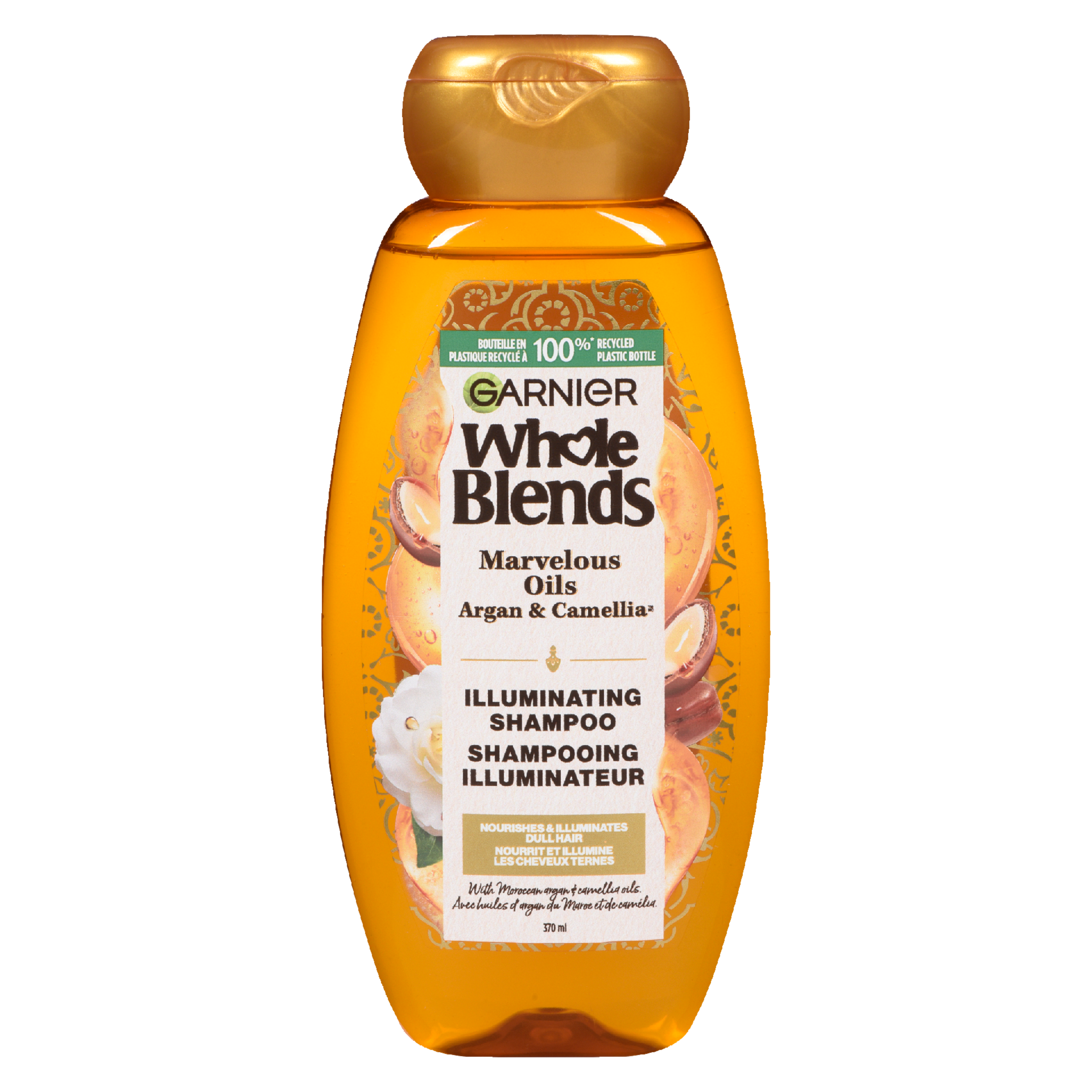 Garnier Whole Blends Illuminating Shampoo Marvelous Oils Argan & Camellia 370 ml