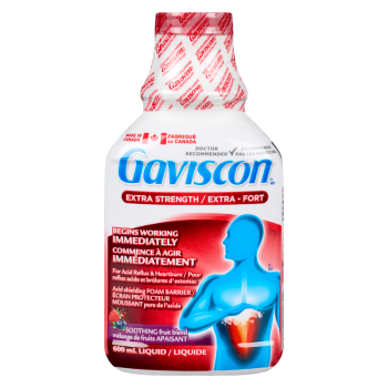Gaviscon Foam Barrier Liquid Soothing Fruit Blend Extra Strength 600 ml