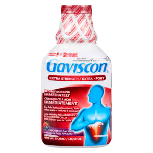Gaviscon Foam Barrier Liquid Soothing Fruit Blend Extra Strength 600 ml