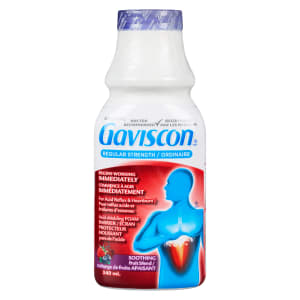Gaviscon Acid Shielding Foam Barrier Regular Strength Soothing Fruit Blend 340 ml