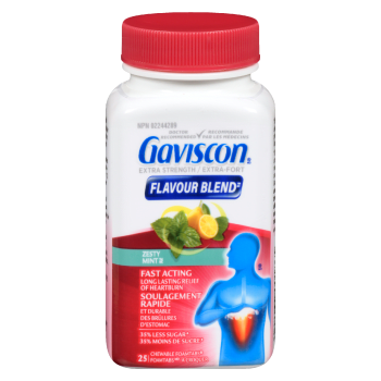 Gaviscon Flavour Blend Extra Strength Zesty Mint 25 Chewable Foamtabs