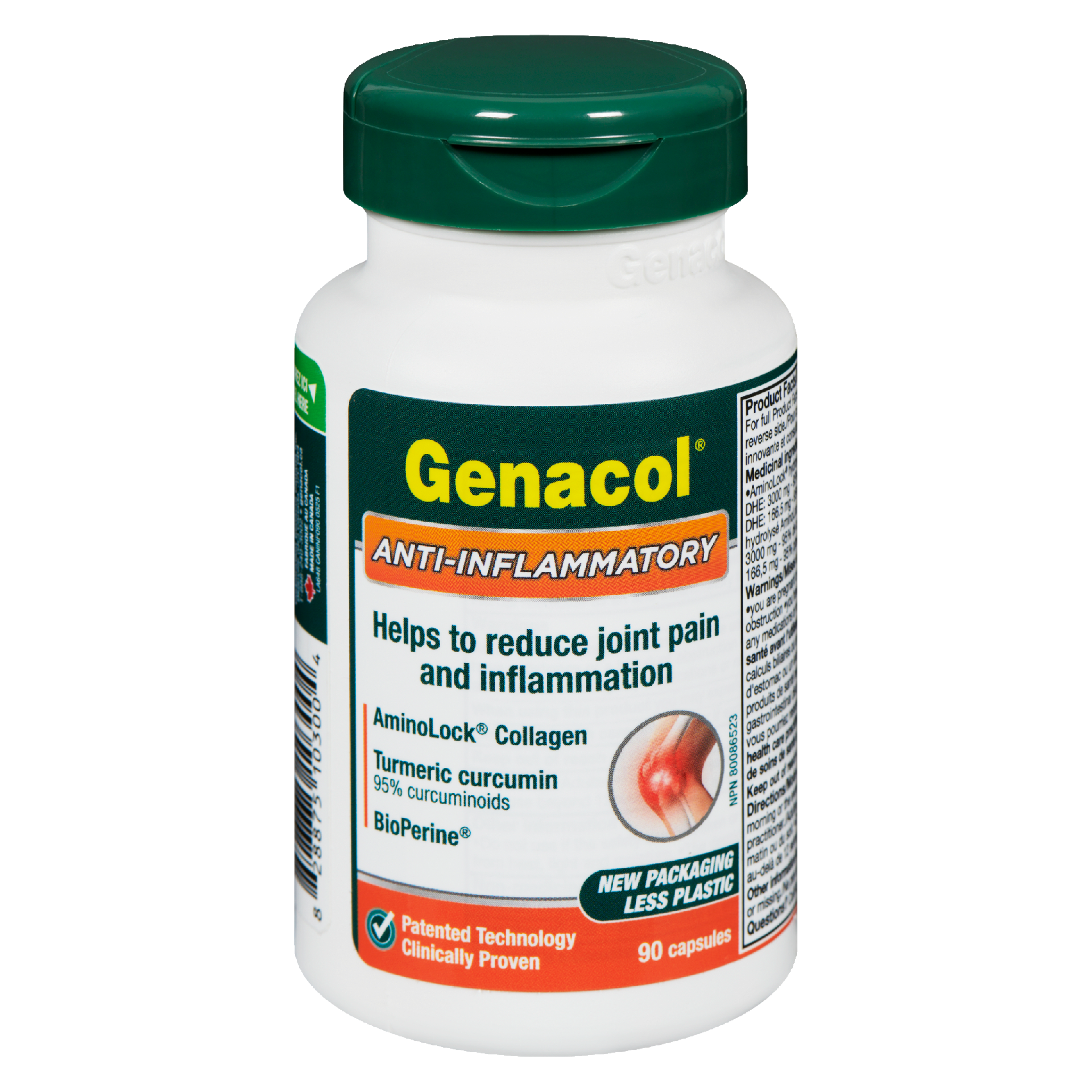 Genacol AminoLock Collagen Anti-Inflammatory 90 Capsules