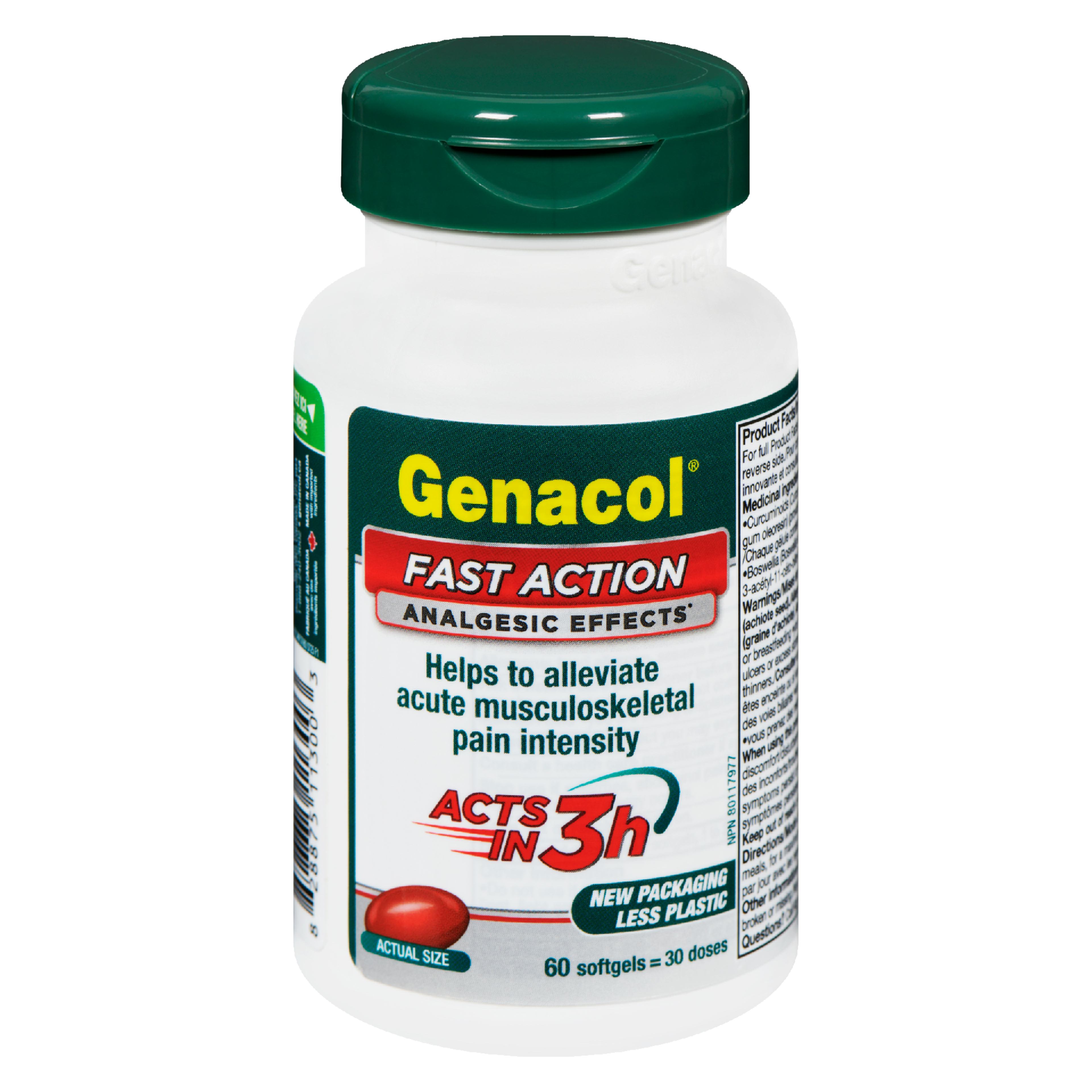 Genacol Fast Action 60 Softgels