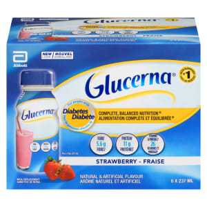Glucerna Meal Replacement Strawberry 6 x 237 ml