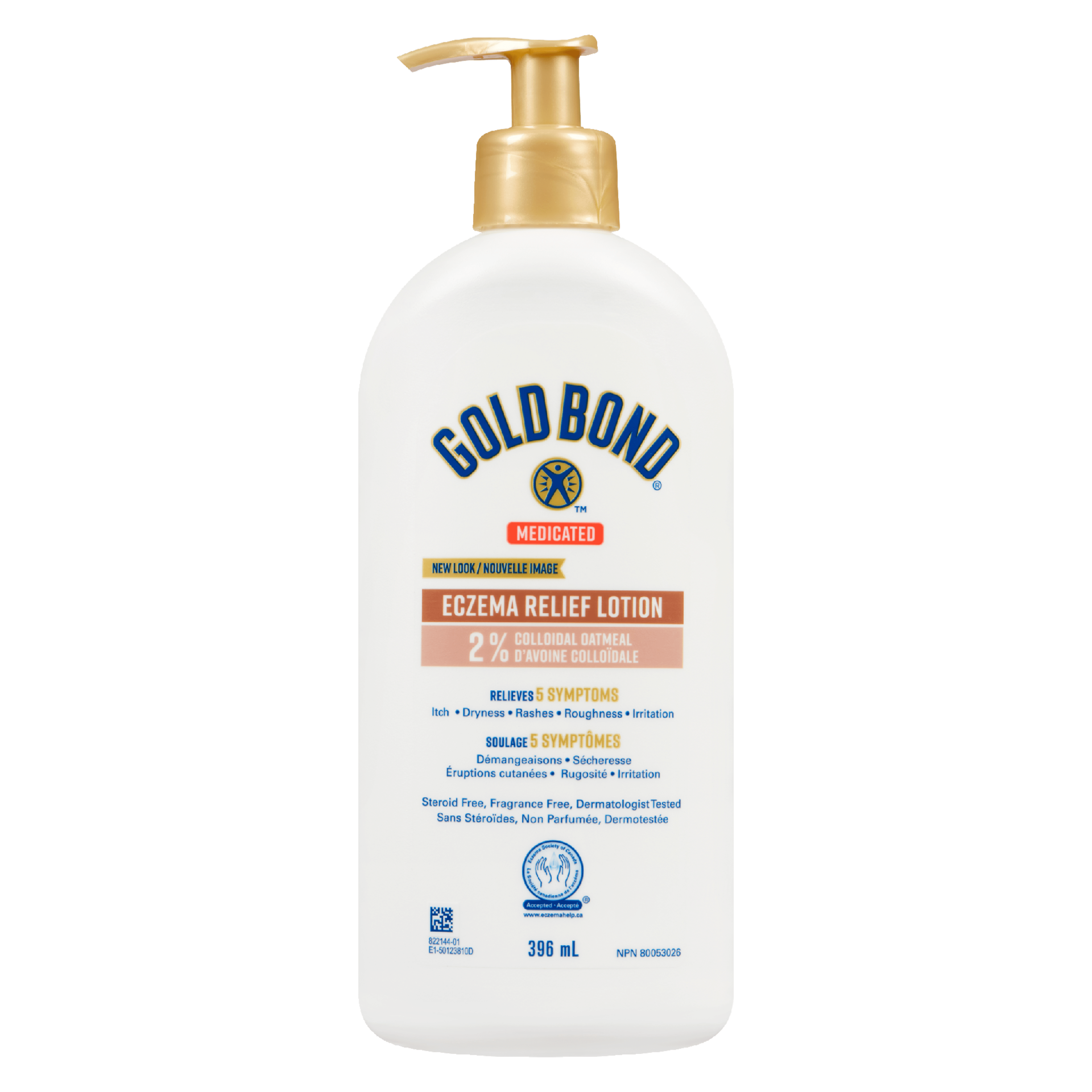 Gold Bond Medicated Eczema Relief Lotion 2% Colloidal Oatmeal 396 ml