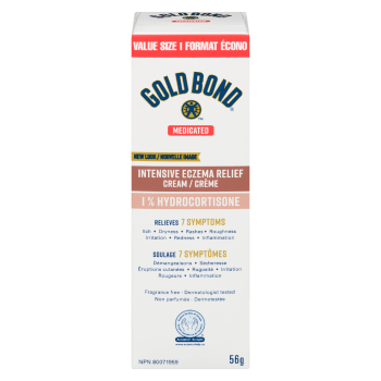 Gold Bond Medicated Intensive Eczema Relief Cream 1 % Hydrocortisone Value Size 56 g