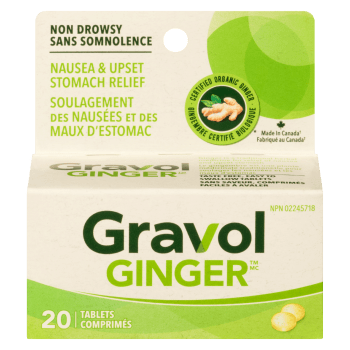 Gravol Ginger 20 Tablets