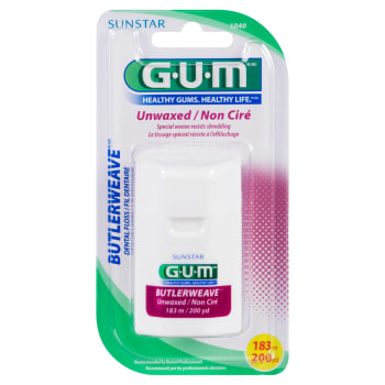 GUM Butlerweave Dental Floss Unwaxed