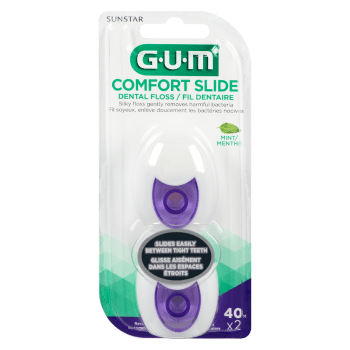 GUM Comfort Slide Dental Floss Mint 40 m x 2