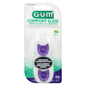 GUM Comfort Slide Dental Floss Mint 40 m x 2