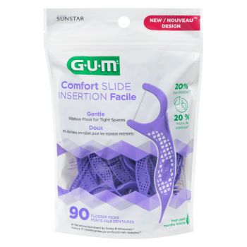 GUM Comfort Slide Fresh Mint 90 Flosser Picks