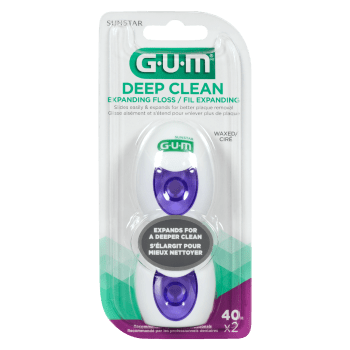 GUM Deep Clean Expanding Floss Waxed