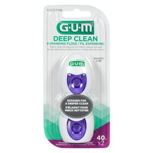 GUM Deep Clean Expanding Floss Waxed