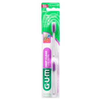 GUM Deep Clean Sonic Refills Soft 2 Replacement Brush Heads