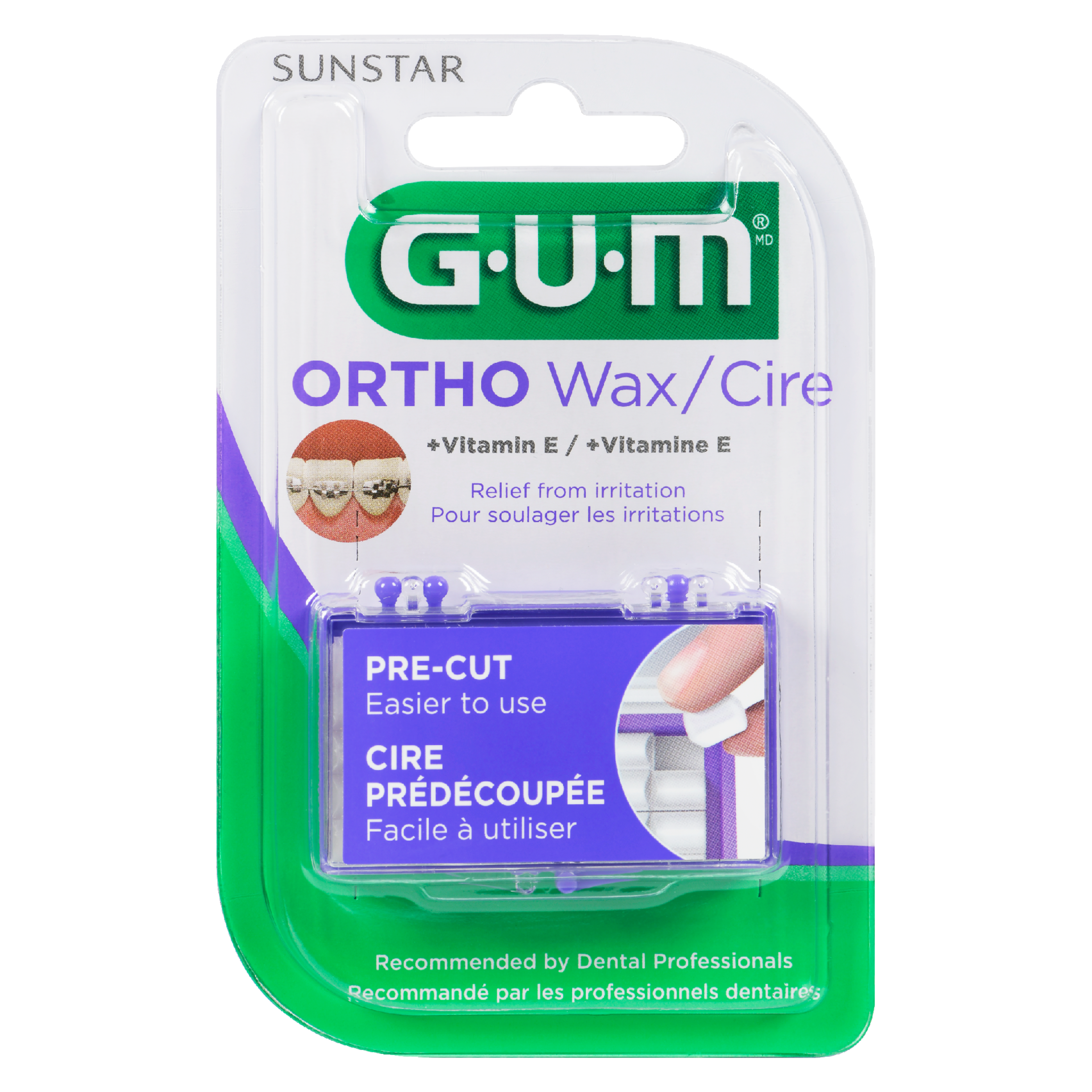 GUM Ortho Wax + Vitamin E