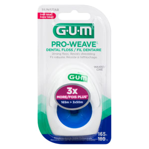 GUM Pro-Weave Dental Floss Waxed