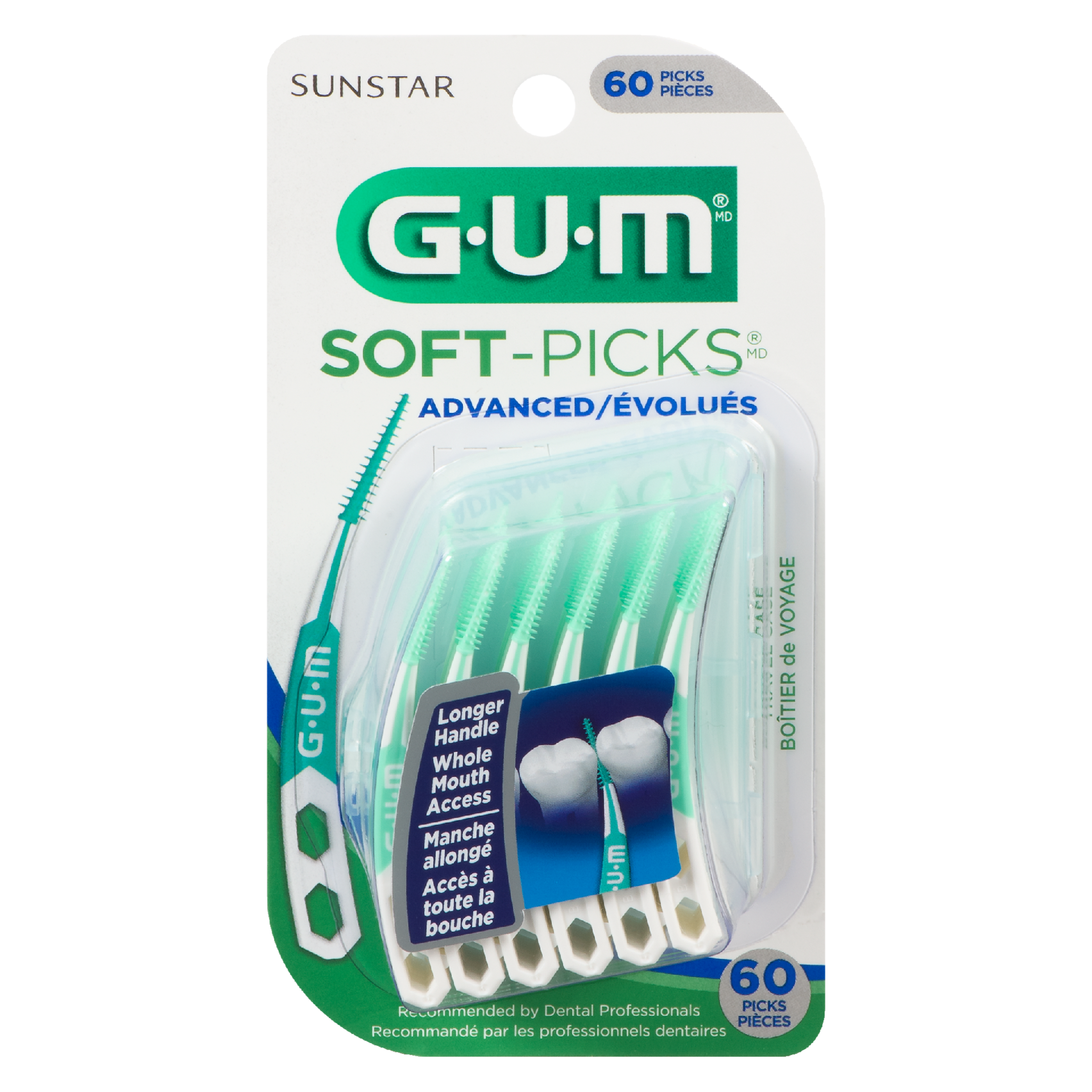GUM Soft-Picks Advanced 60 Picks