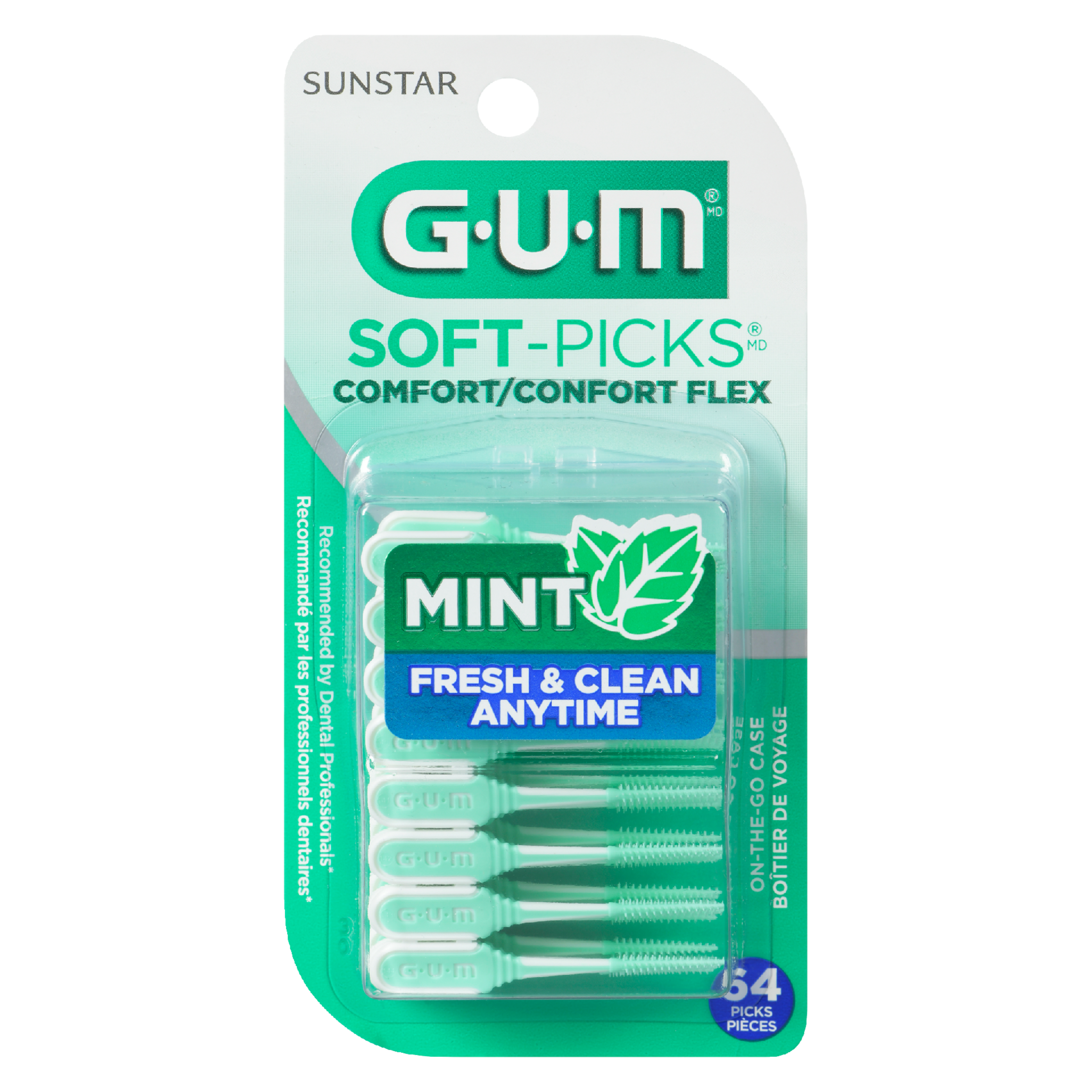 GUM Soft-Picks Comfort Flex Mint 64 Picks