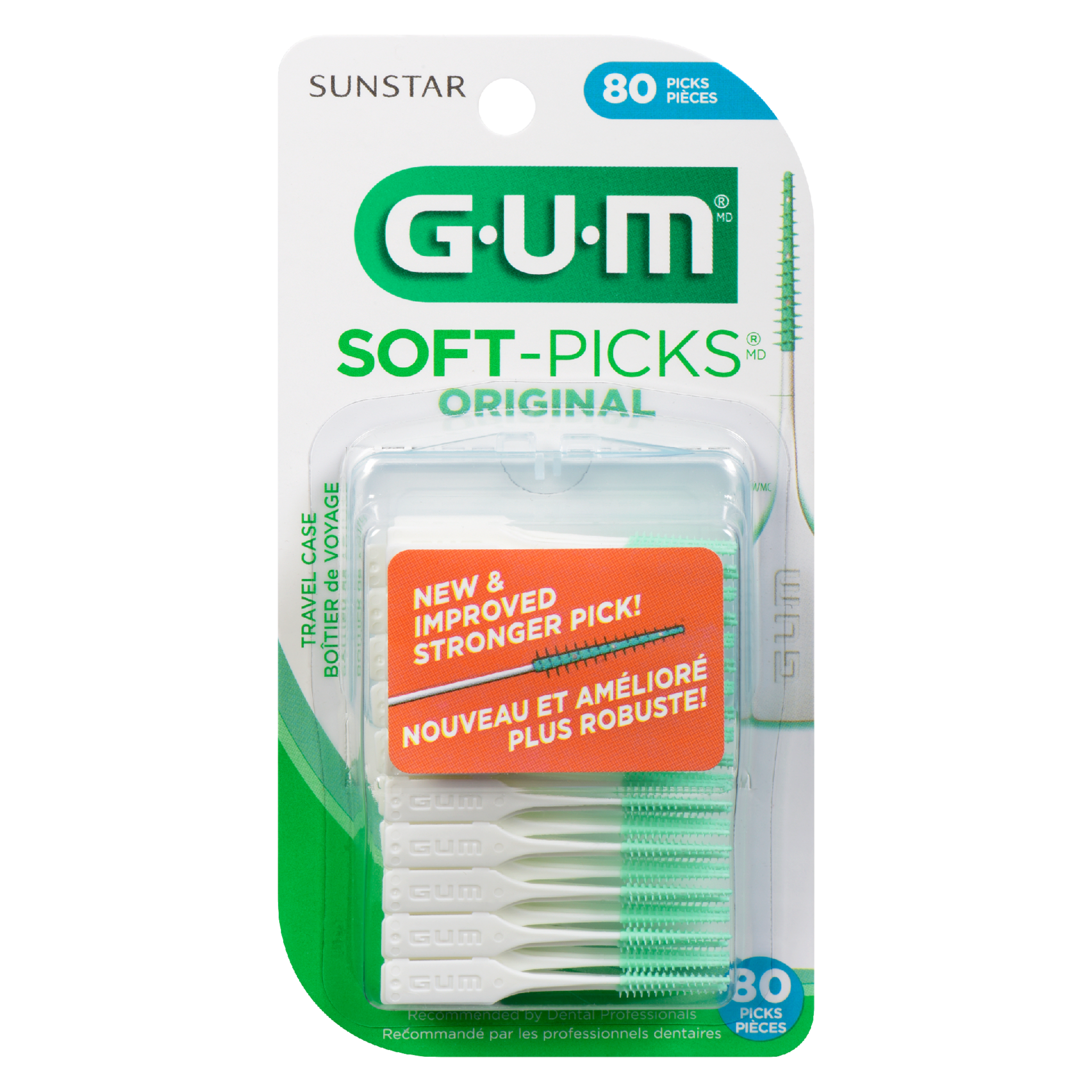GUM Soft-Picks Original 80 Picks