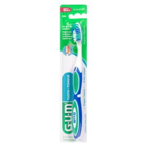 GUM Tooth n Tongue Toothbrush with Tongue Cleaner Soft Regular
