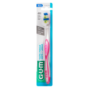 GUM Tooth & Tongue Medium 1 Toothbrush