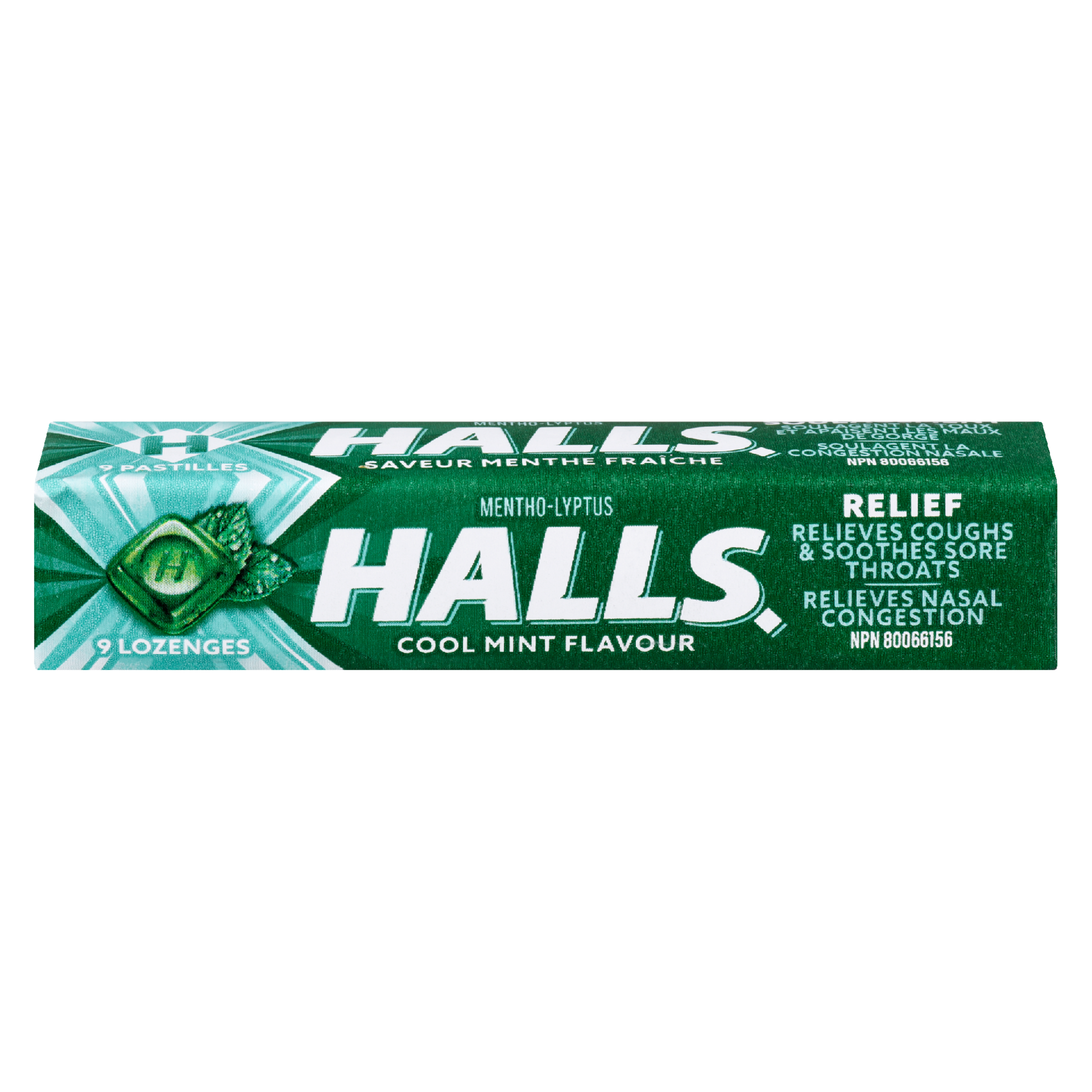 Halls Relief Mentho-Lyptus Cool Mint Flavour 9 Lozenges