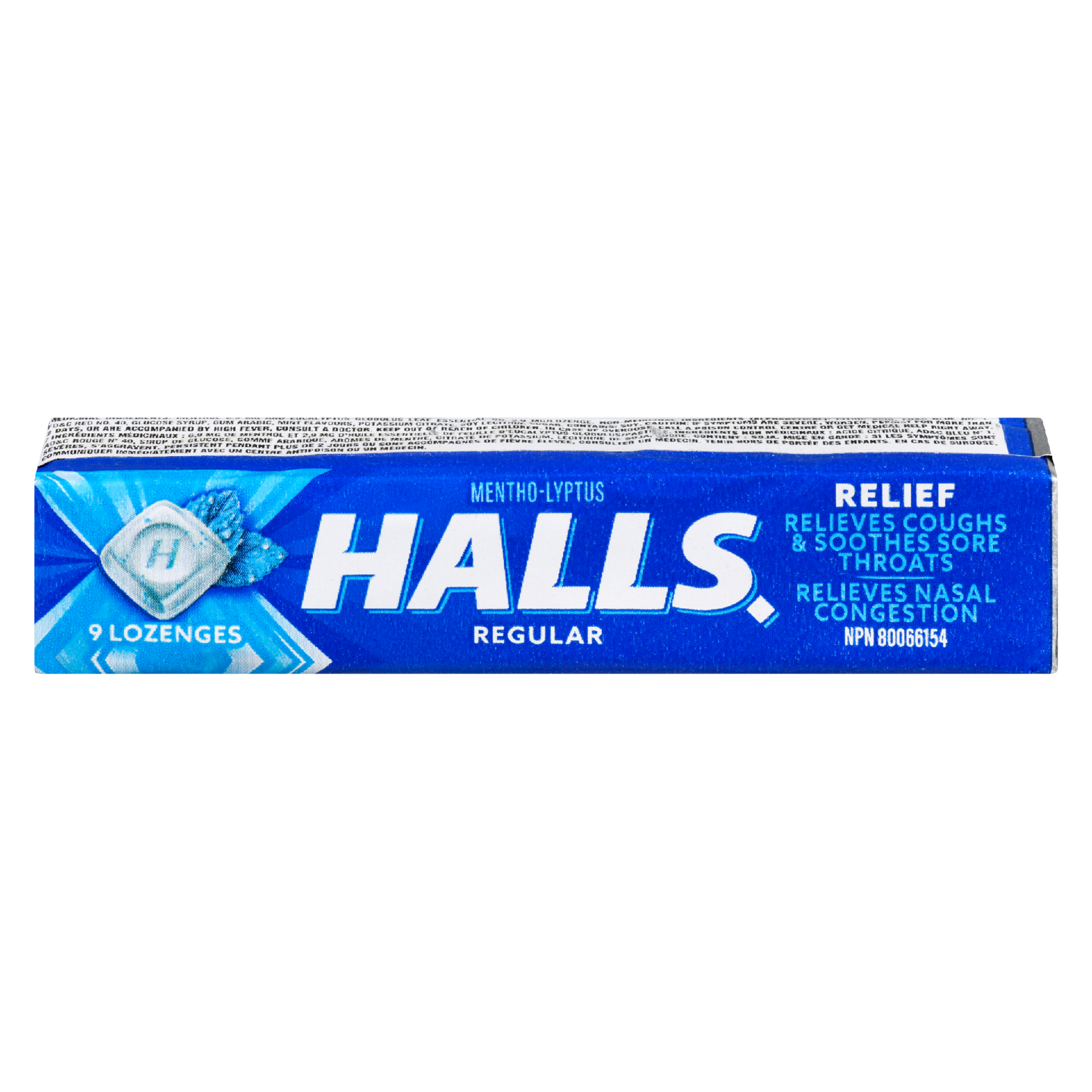 Halls Relief Mentho-Lyptus Regular 9 Lozenges
