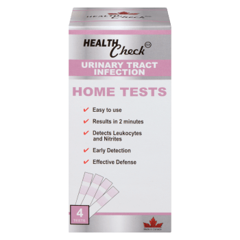 Health Check Rx Urinary Tract Infection Home Tests 4 Tests
