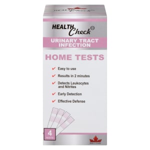 Health Check Rx Urinary Tract Infection Home Tests 4 Tests