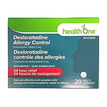 healthOne Desloratadine Allergy Control 20 Tablets
