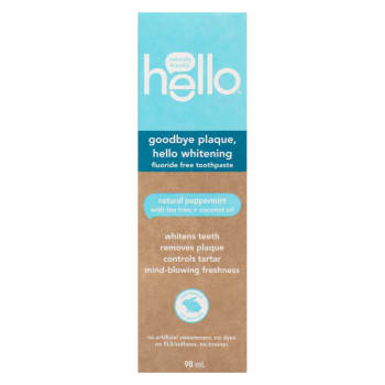 hello Fluoride Free Toothpaste Natural Peppermint 98 ml