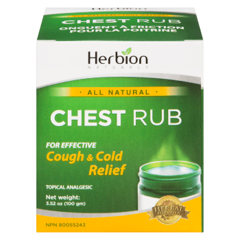 Herbion Naturals Chest Rub Topical Analgesic 100 g