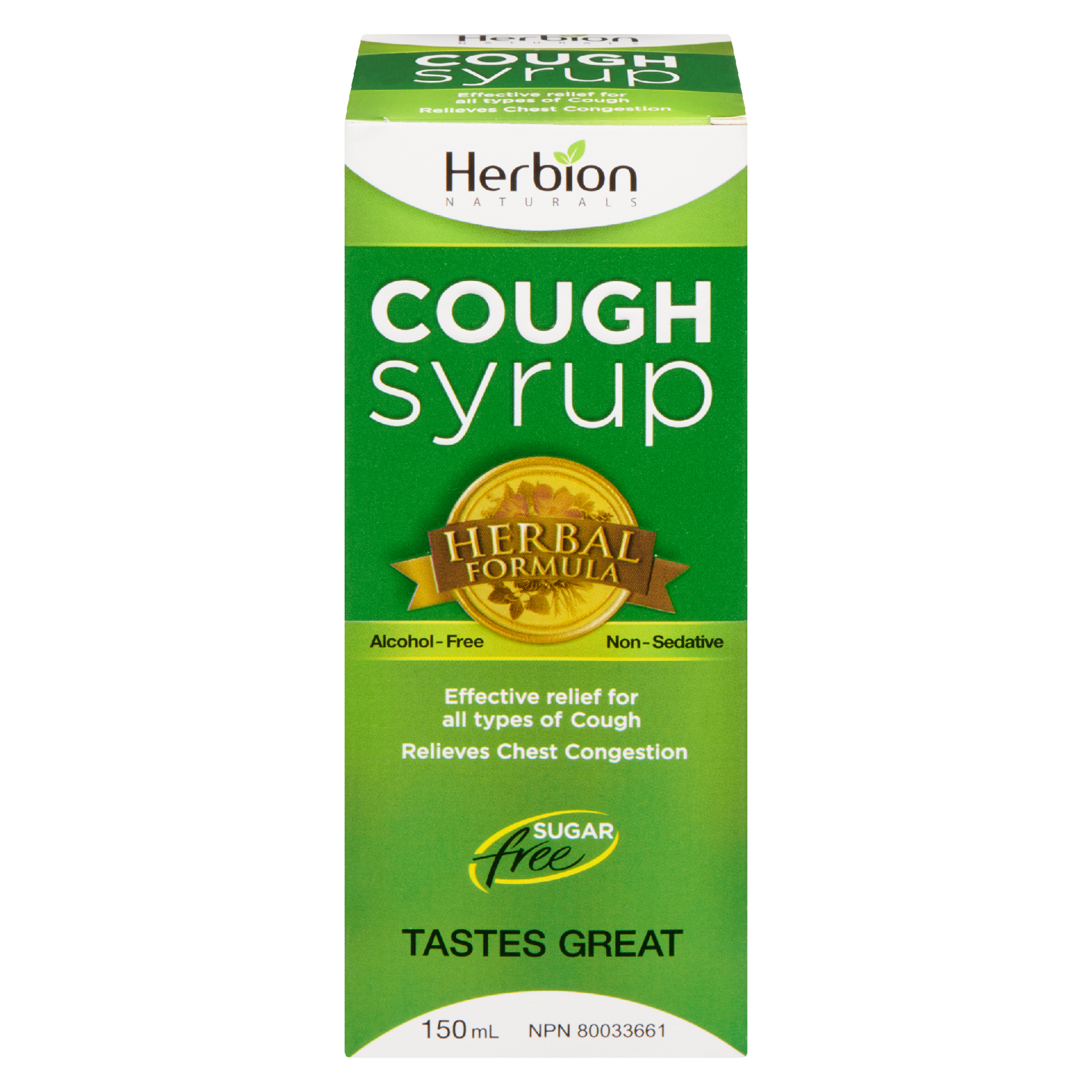 Herbion Naturals Cough Syrup Sugar Free 150 ml