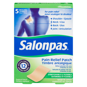 Hisamitsu Salonpas Pain Relief Patch Minty Scent 5 Patches