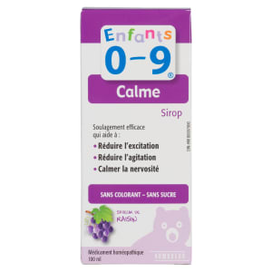 Homeocan Homeopathic Medicine Calm Syrup Great Tasting Grape Flavor Kids 0-9 100 ml