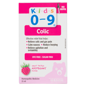 Homeocan Homeopathic Medicine Colic Great Tasting Raspberry Flavor Kids 0-9 25 ml