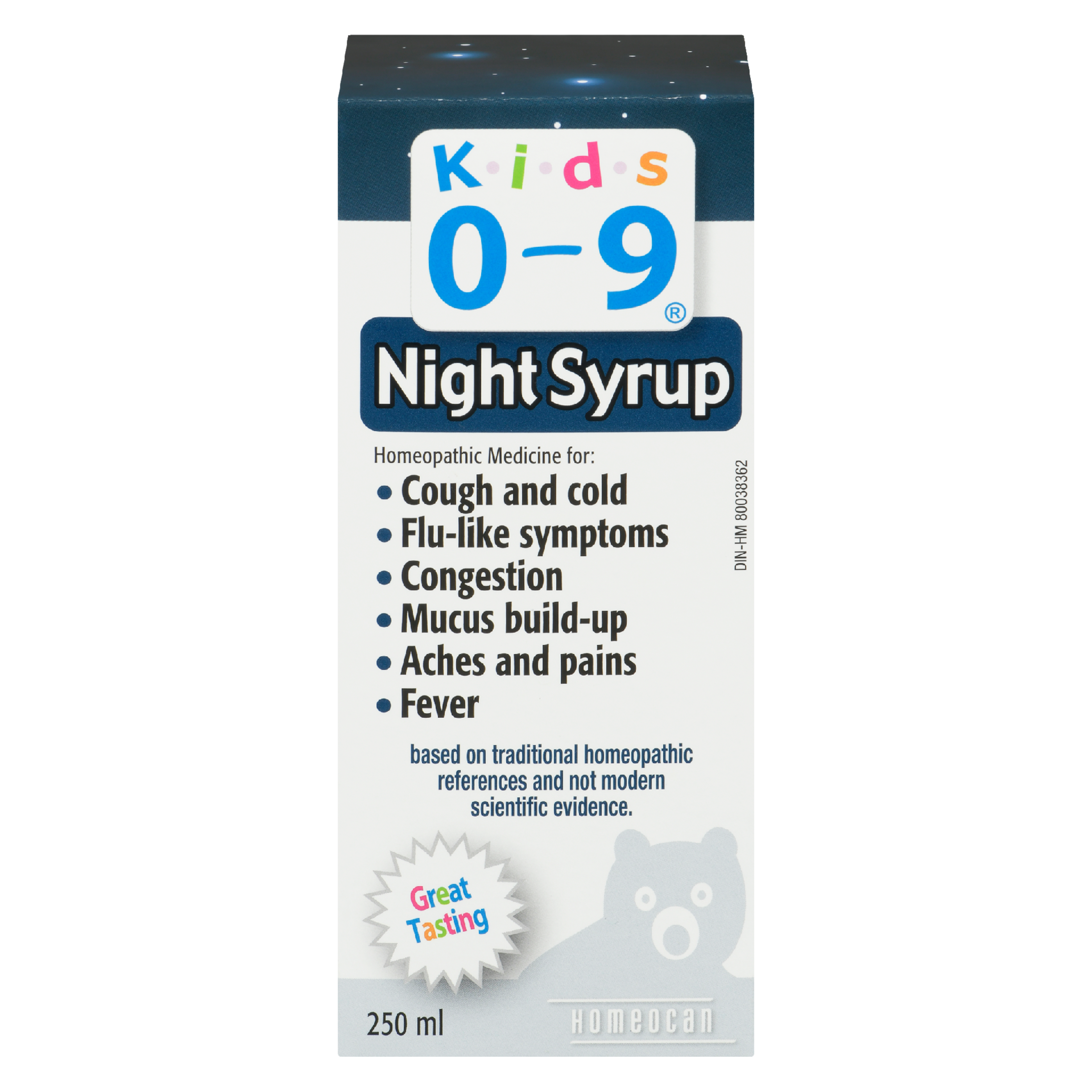 Homeocan Kids 0-9 Night Syrup 250 ml