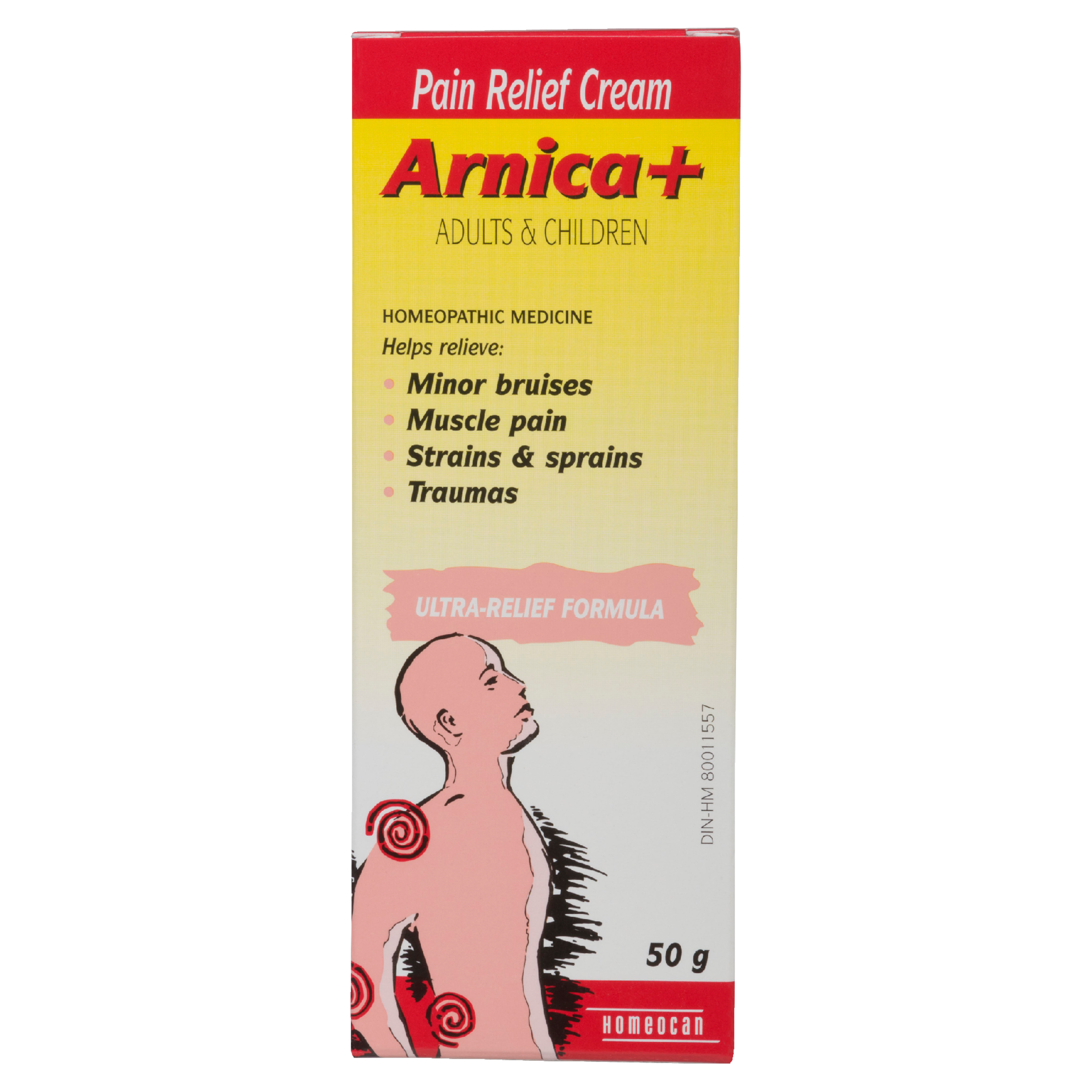 Homeocan Pain Relief Cream Arnica+ Homeopathic Medicine 50 g