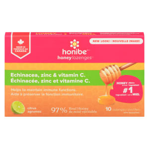 Honibe Honey Lozenges Citrus 10 Lozenges