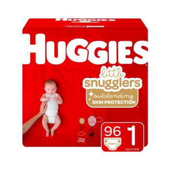 Huggies Little Snugglers Baby Diapers (Size 1, 96 Count)