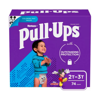 Huggies Pull-Ups Potty Training Pants For Boys (Size 2T-3T, 74 Count)