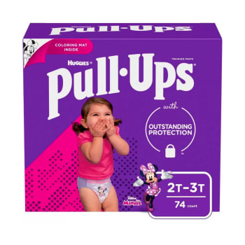 Huggies Pull-Ups Potty Training Pants For Girls (Size 2T-3T, 74 Count -  MedaKi